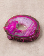 Load image into Gallery viewer, Agate Candle Holder - Rose