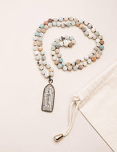 Load image into Gallery viewer, Amazonite Antique Charm Necklace