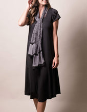 Load image into Gallery viewer, Bamboo Swing Dress - Black