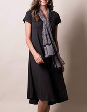 Load image into Gallery viewer, Bamboo Swing Dress - Black