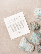 Load image into Gallery viewer, Blue Apatite Crystal Healing Bath Stones