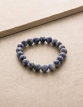 Load image into Gallery viewer, Blue Sodalite Bead Bracelet