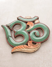 Load image into Gallery viewer, Carved Om Wall Hanging