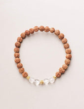 Load image into Gallery viewer, Chakra Gemstone Rudraksha Wrist Malas