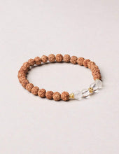 Load image into Gallery viewer, Chakra Gemstone Rudraksha Wrist Malas