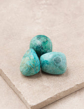Load image into Gallery viewer, Chrysocolla Pocket Stones - Set of 3