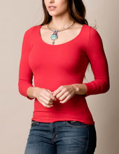 Load image into Gallery viewer, Control Fit Scoop Neck Tee