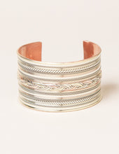 Load image into Gallery viewer, Copper and Brass Healing Cuff