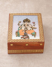 Load image into Gallery viewer, Ganesh Gemstone Picture Box