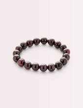Load image into Gallery viewer, Garnet Bead Bracelet