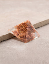 Load image into Gallery viewer, Golden Quartz Orgone Mini Pyramid