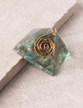 Load image into Gallery viewer, Green Aventurine Orgone Mini Pyramid