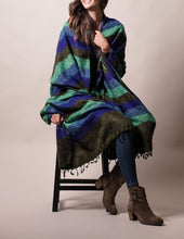Load image into Gallery viewer, Himalayan Yak Wool Large Wrap - Highland Blue