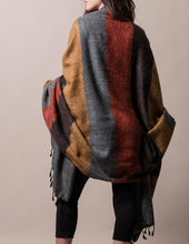 Load image into Gallery viewer, Himalayan Yak Wool Large Wrap - Sunset
