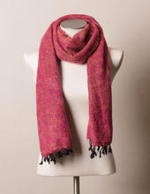 Load image into Gallery viewer, Himalayan Yak Wool Wrap - Raspberry