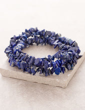 Load image into Gallery viewer, Lapis Gemstone Chip Necklace