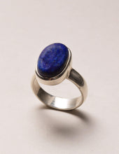 Load image into Gallery viewer, Lapis Gemstone Ring - Adjustable