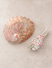 Load image into Gallery viewer, Large Abalone Shell and White Sage Smudge Set
