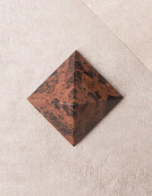 Load image into Gallery viewer, Mahogany Obsidian Pyramid
