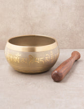 Load image into Gallery viewer, Om Singing Bowl - 5 inch