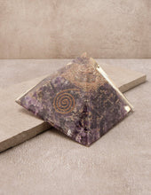 Load image into Gallery viewer, Orgone Amethyst Pyramid - Large