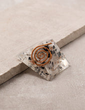 Load image into Gallery viewer, Rainbow Moonstone Orgone Mini Pyramid