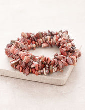 Load image into Gallery viewer, Red Jasper Gemstone Chip Necklace