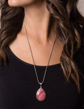 Load image into Gallery viewer, Rhodochrosite Teardrop Pendant