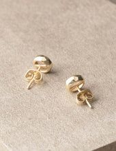 Load image into Gallery viewer, Rose Quartz & Gold Stud Earrings