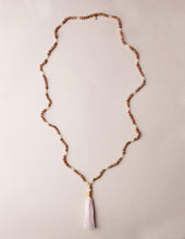 Load image into Gallery viewer, Rose Quartz Mini Rudraksha Mala