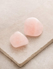 Load image into Gallery viewer, Rose Quartz Pocket Stones - Set of 2