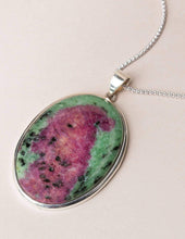 Load image into Gallery viewer, Ruby Zoisite Pendant