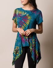 Load image into Gallery viewer, Tie-Dye Asym Tunic
