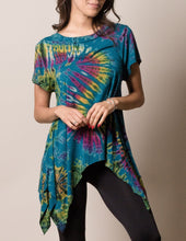Load image into Gallery viewer, Tie-Dye Asym Tunic