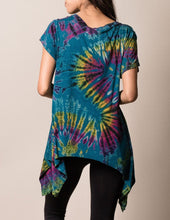 Load image into Gallery viewer, Tie-Dye Asym Tunic