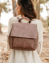 Load image into Gallery viewer, Vegan Leather Metro Backpack