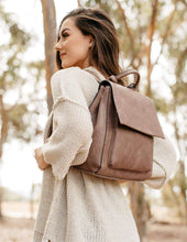 Load image into Gallery viewer, Vegan Leather Metro Backpack