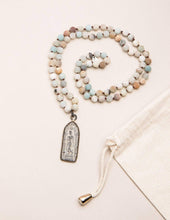 Load image into Gallery viewer, Amazonite Antique Charm Necklace
