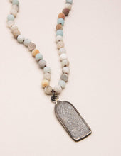 Load image into Gallery viewer, Amazonite Antique Charm Necklace
