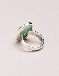 Amazonite Gemstone Ring - Adjustable
