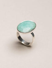 Load image into Gallery viewer, Amazonite Gemstone Ring - Adjustable
