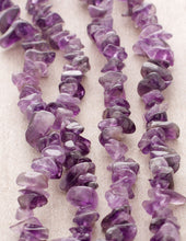Load image into Gallery viewer, Amethyst Gemstone Chip Necklace
