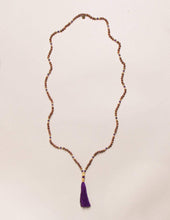 Load image into Gallery viewer, Amethyst Mini Rudraksha Mala
