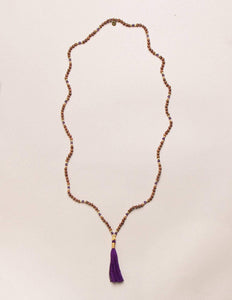 Amethyst Mini Rudraksha Mala