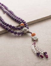 Load image into Gallery viewer, Amethyst Tibetan Healing Mala
