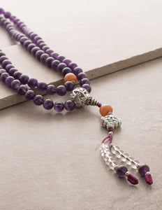 Amethyst Tibetan Healing Mala
