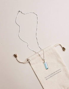 Aqua Aura Quartz Pendant