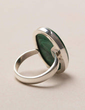 Load image into Gallery viewer, As Is - Malachite Gemstone Ring - Adjustable
