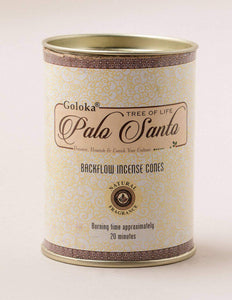 Backflow Incense Cones - Palo Santo