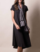 Load image into Gallery viewer, Bamboo Swing Dress - Black
